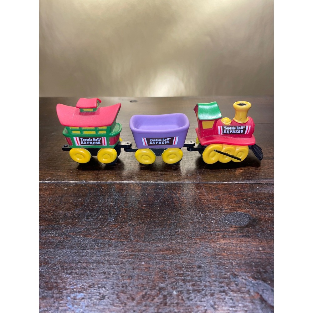 Tootsie Roll‎ Express Train Set White Castle Candy Promo Toy Train Cars